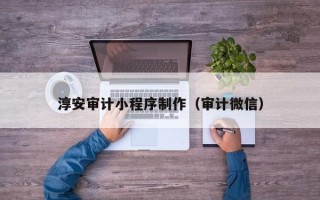 巨野淳安审计小程序制作（审计微信）